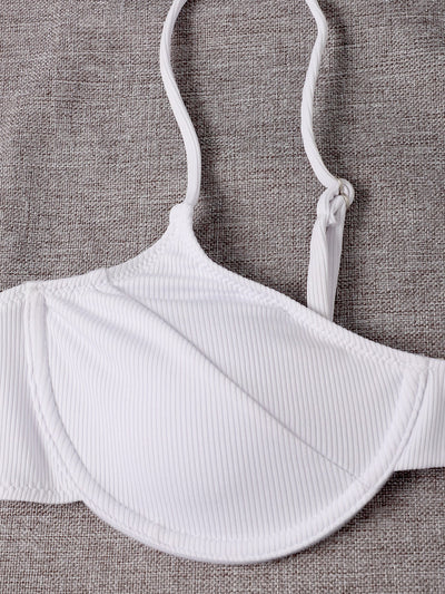Three Piece Mesh Bikini With Skirt Beachwear Swimwear mesjo