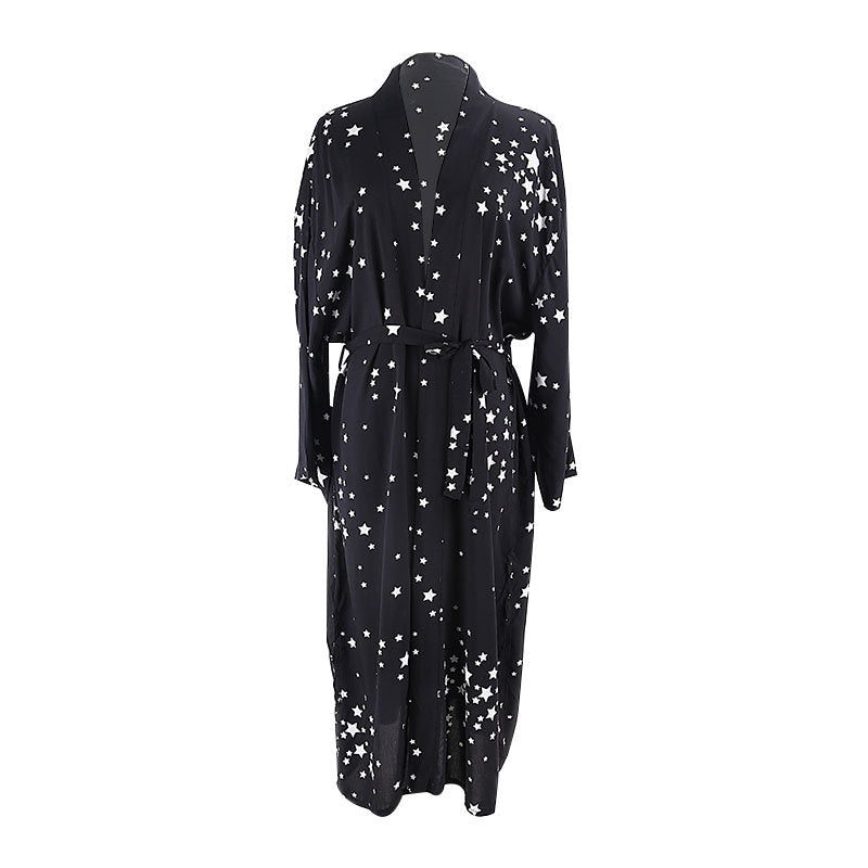 Multi Print Beach Coverup Kaftan Robe Beachwear 5style One size fits all mesjo