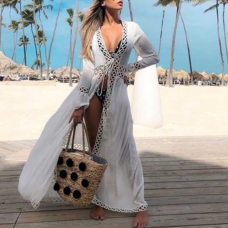 Multi Print Beach Coverup Kaftan Robe Beachwear 7style One size fits all mesjo