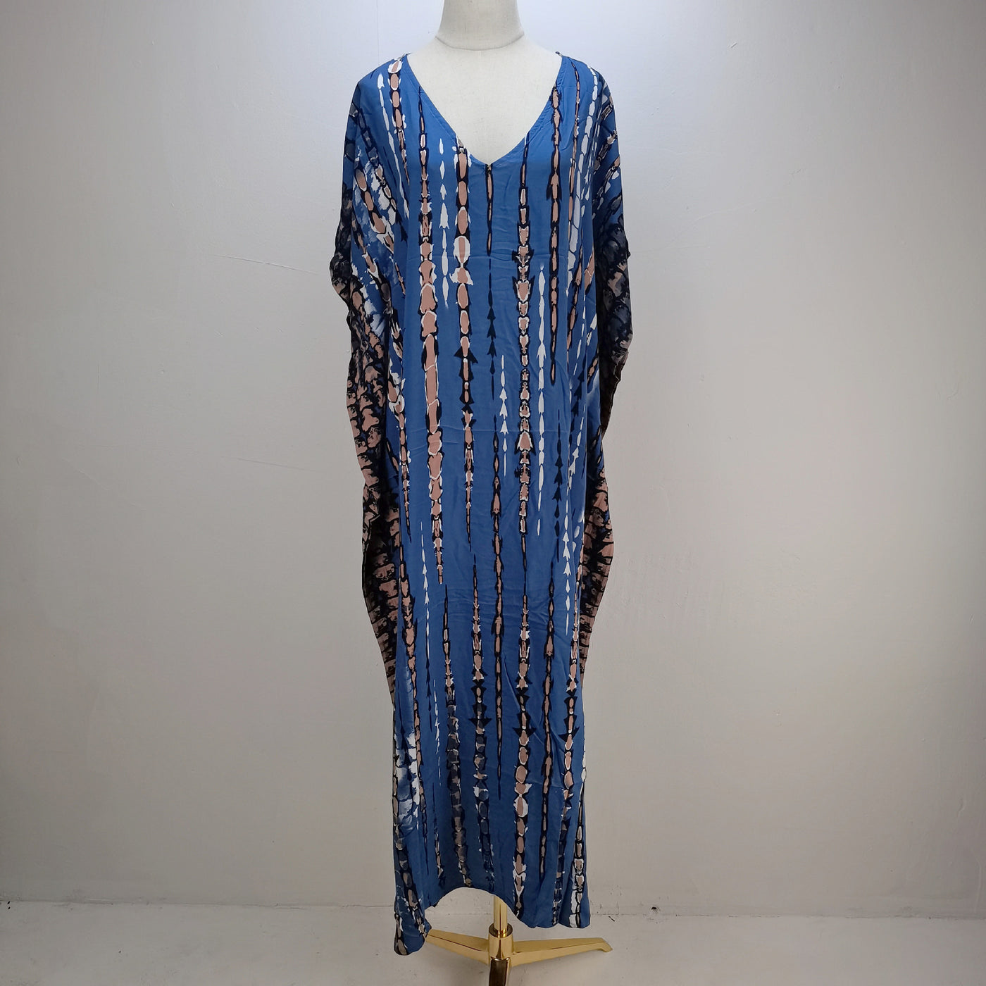 Multi Print Beach Coverup Kaftan Robe Beachwear 9style One size fits all mesjo