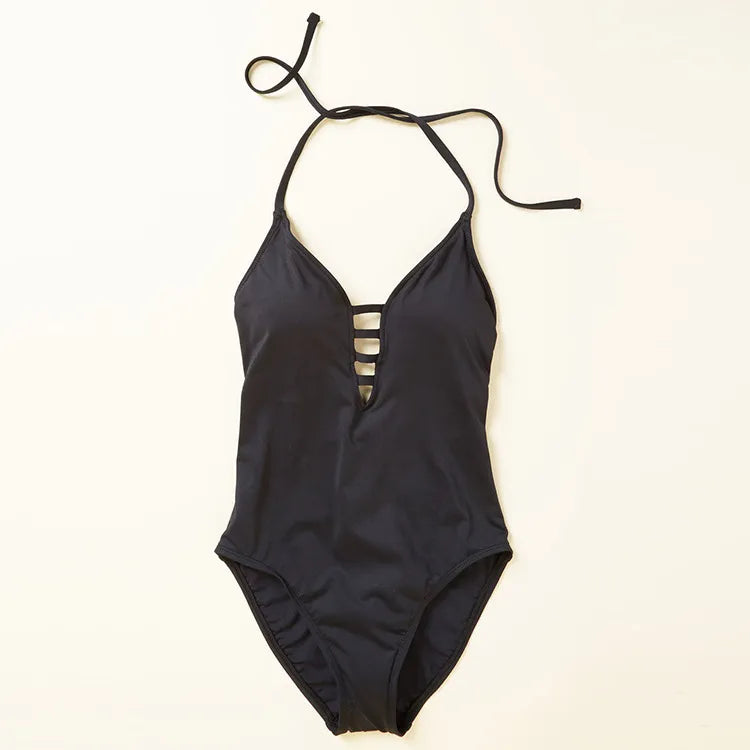 Diamond Shaped Print Finalized One Piece Beachwear Swimwear mesjo