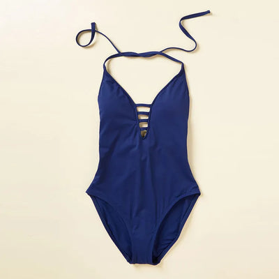 Diamond Shaped Print Finalized One Piece Beachwear Swimwear mesjo