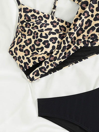 Leopard Print Split Bikini mesjo