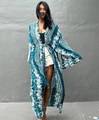 Printed Loose Sun Protection Cover up Blouse Beachwear mesjo