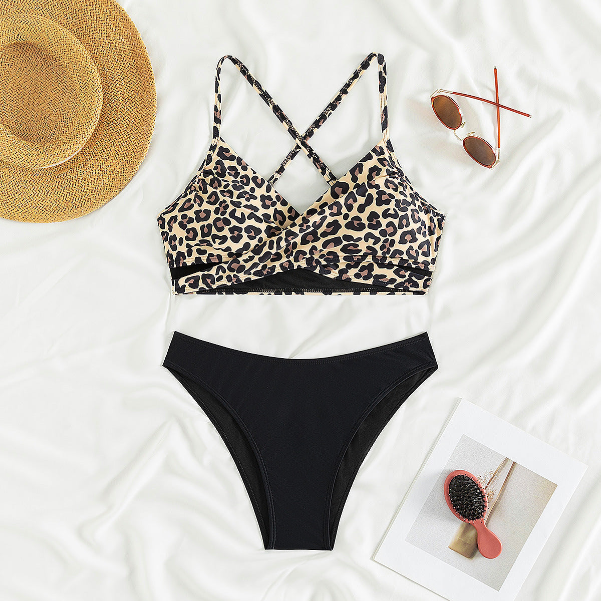Leopard Print Split Bikini mesjo