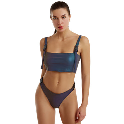 Night Reflection Dazzle Color Bikini Set mesjo