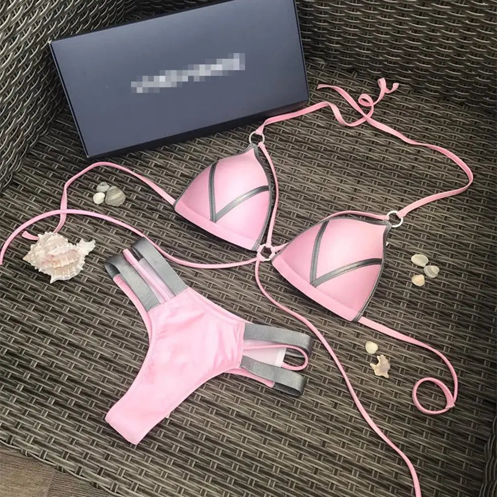 Bronzing bikini Pink