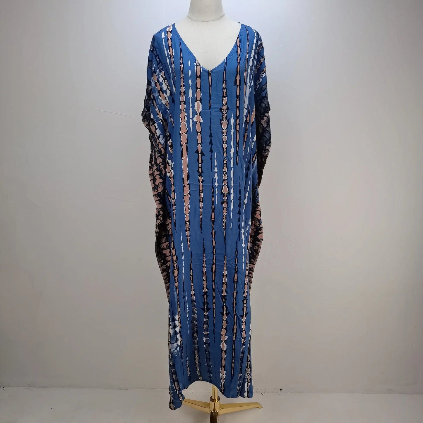 Cotton Beach Cover up Print Kaftan Robe Beachwear 9style One size fits all