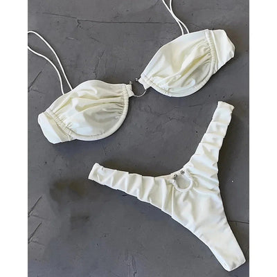 Micro Bikini Two-Piece Set Beachwear Swimwear mesjo