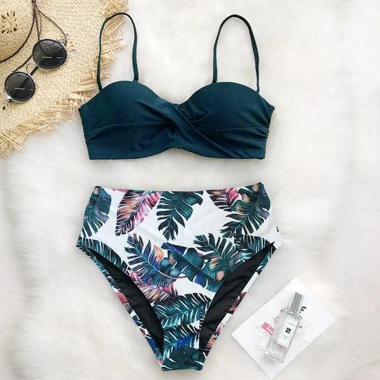 Printed bikini swimsuit A