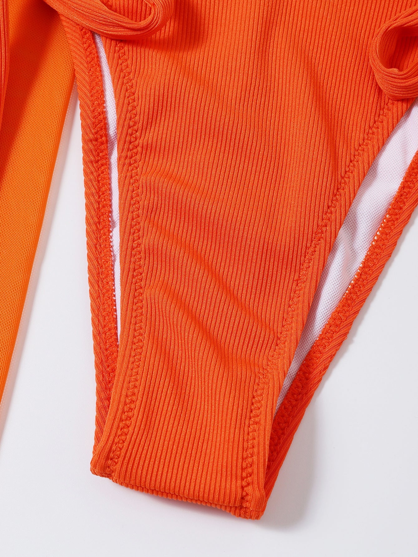 Three Piece Mesh Bikini With Skirt Beachwear Swimwear mesjo