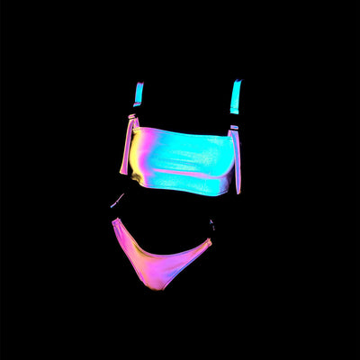 Night Reflection Dazzle Color Bikini Set mesjo